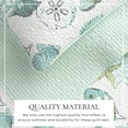 thumbnail image 2 of Great Bay Home Coastal Beach Reversible Reversible Quilt Set With Shams (King, Multi), 2 of 6