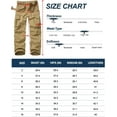 thumbnail image 4 of TRGPSG Cargo Pants Women High Waisted Wide Leg Pants Classic Casual Work Pants with 8 Pockets,(No Belts), 4 of 7