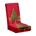 thumbnail image 2 of 15.7*25.5 Inch Stretch Removable Washable Dining Room Chair Protector Slipcovers Christmas Decoration/Home Decor Dining Room Seat Cover, 2 of 8
