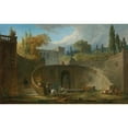 thumbnail image 2 of Hubert Robert 18x13 Gold Ornate Wood Frame and Double Matted Museum Art Print Titled - Villa Farnese with Gardens at Caprarola, 2 of 4