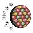 thumbnail image 4 of Wukai Housse de Pneu de Rechange Imprimé Éléphants Mignons pour Remorque RV, Imperméable PVC Cuir Synthétique Housse de Roue pour Camion, Remorque, RV, SUV, Campeur-16 Pouces, 4 of 6