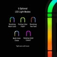 thumbnail image 4 of Crosley Mini Jukebox Retro Portable Bluetooth Speaker with LED Lights and Microphone, Vintage, 4 of 17