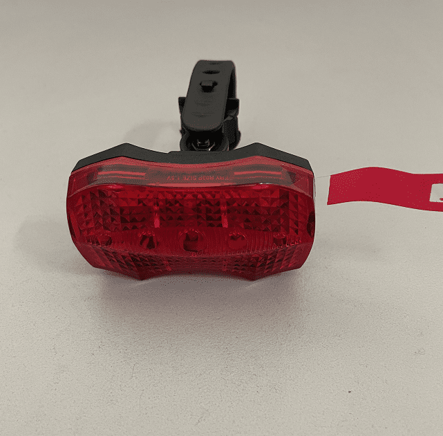 SOHOO Electric Bicycle Bike Tail Light Rear Reflector Tail Light for Luggage Rack Aluminum Alloy Reflective Taillight