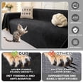 thumbnail image 2 of Dark Couch Covers for Sectional Sofa Couch Cover L Shape Couch Covers for Dogs Washable Couch Cover Banket Modern Sofa Slipcovers Super Soft Sofa Towel for Kids Pets ” x ”, 2 of 9
