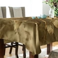 thumbnail image 5 of DEIARA Golden Flower Square Tablecloth 54×54in Polyester Fabric Tablecloth Washable Dust Resistant Wrinkle Resistant, 5 of 9