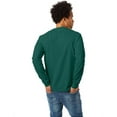 thumbnail image 2 of Hanes Men's and Big Men's Authentic Long Sleeve Tee, up to Size 3XL, 2 of 3