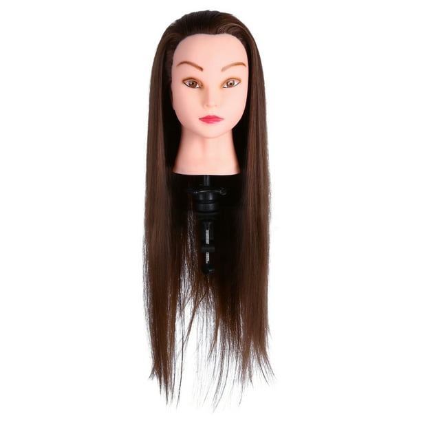 Cabezal de entrenamiento, 26'' Salón de peluquería Práctica de peluquería Maniquí de entrenamiento Cabeza de práctica Funcionalidad de alta precisión