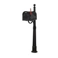 thumbnail image 4 of Special Lite Products SCB-1005-SPK600-BL Hummingbird Curbside Mailbox with Ashland Mailbox Post Unit - Black, 4 of 7
