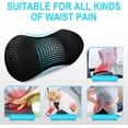 thumbnail image 6 of Lumbar Support Pillow for Office Chair, Memory Foam Lumbar Pillow for Lower Back Pain Relief (Black), 6 of 14