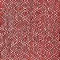 thumbnail image 1 of Ahgly Company Indoor Square Solid Red Modern Area Rugs, 7' Square, 1 of 4