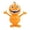 Black A, variant on Halloween Pumpkin Statue Resin Smiling Jack O Lantern Man Decor 7.9 inch 1 Pack Indoor Desktop Ornament for Home Yard Party Halloween Holiday Themed Decoration Festive Gift for Friends