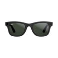 thumbnail image 4 of Meta Blank Square Sunglasses, Matte Black/Clear to Graphite Green Transitions, Large, 4 of 5