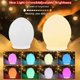 thumbnail image 2 of Œuf s pour enfants bébé Lámpara táctil lámpara de cabecera enfant lámpara de escritorio enfantun para bébé Lámpara de cabecera niña Cadeau de Noël/Présent - Moyenne veilleuse oeuf, 2 of 5