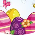 thumbnail image 3 of Bandera De Decoración De Pascua Banderas temáticas de huevos de conejito de medio círculo, decoraciones impermeables para interiores y exteriores I Ndcxsfigh Libre de BPA, 3 of 4