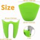 thumbnail image 2 of Heat Resistant Silicone Oven Mitts with Finger Protection for Cooking, Baking, and BBQ (Green), 2 of 5