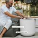 thumbnail image 5 of Songqin Kona Cooler Side Table – 2-in-1 Outdoor Patio Side Table w/Cooler | Insulated 40L Capacity | Modern Accent Décor for Hosting, BBQ, Poolside, 5 of 10