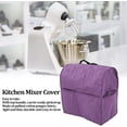 thumbnail image 2 of Stand Mixer Dustproof Cover, Mixer Cover with Organizer Bag, Dust Cover for Kitchen Mixers Kitchen Appliance Dust Cover with Top Handle Kitchen Stand Mixer Aid Mixer Cover Mixer Storage Bag(Purple), 2 of 8