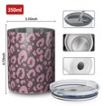 thumbnail image 4 of Leopard 12oz Stainless Steel Coffee Mug – Double-Wall Insulated Cup with Spill-Resistant Lid, 360° Full-Print Design, Keeps Drinks Hot & Cold for Home, Office, Travel,Thanksgiving,Christmas, 4 of 5