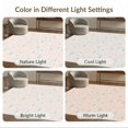 thumbnail image 7 of ODIKA 2'x3' Washable Samll Area Rug Non-Slip, Low Pile Whimsical Border Scattered Polka Dot Motifs Boho Scallop Pink Flowing Dynamic for Entryway, Kitchen, Laundry Room, 7 of 7