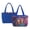 Butterfly Rose Galaxy, variant on Sea Turtle Coral Print Tote Bags for Women Srping Summer Outdoor Tote Bag Organizer with Side Pockets Large Capacity Reversible Shoulder Bag for Work Shopping Travel, Blue