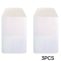 GJX 6Pcs White Pocket Protectors - Leak-Proof, for School/Hospital/Office