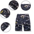 thumbnail image 2 of LYMAYTER Toddler Camo Cargo Shorts Summer Casual Elastic Waist Multi Pocket Comfort Shorts for 6-15Y Kids, 2 of 8
