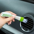 thumbnail image 2 of Miangastore Multifunctional Double Ended Mini Duster for Car Air Vent Cleaner Brush for Computer Keyboards Fans Air Conditions Car Air Outlets and Window Leaves Blinds Shutter, 2 of 6