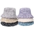 thumbnail image 2 of CoCopeaunts Solid Color Men Bucket Hat Winter Basin Cap Casual Outdoor Thickened Sheep Curly Warm Fisherman Hat Female Trend, 2 of 8