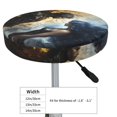 thumbnail image 2 of Armored Knight Couple Round Bar Stool Seat Covers, Elastic Round Chair Cover Stool Seat Slipcover Bar Stool Cushions Round Pad for 12-14 inch, 2 of 5