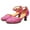 Pink, variant on Babysbule Womens Shoes Women's Ballroom Tango Latin Dancing Shoes Sequins Shoes Social Dance Shoes