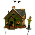 thumbnail image 4 of Dept 56 Buildings The Scarecrow House Ceramic Halloween Led Orange Light 4044881, 4 of 4