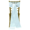 thumbnail image 1 of Ultimate Textile Bridal Satin 8 x 100-Inch Chair Tie Sash Duchess, 1 of 3