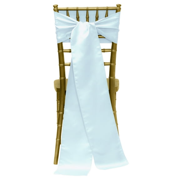 Ultimate Textile Bridal Satin 8 x 100-Inch Chair Tie Sash Duchess