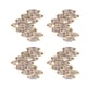 thumbnail image 5 of Golden Heart Shape Nail Art Accessory for Manicure Decoration Made of Synthetic Material 4 Pieces, 5 of 5