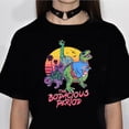 thumbnail image 5 of Camisetas de dinosaurios, ropa de calle para mujer, top de cómic manga, ropa de diseñador para niña, 5 of 5