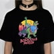thumbnail image 4 of Camisetas de dinosaurios, ropa de calle para mujer, top de cómic manga, ropa de diseñador para niña, 4 of 4