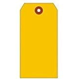 - Shipping Tag, Med. Wt., Fluorescent Orange, Sz #7, Box of 1000, Plain