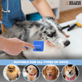 thumbnail image 3 of We Love Doodles Dog Slicker Brush – Professional Grooming Brush for Long Hair & Curly Hair, Removes Mats, Tangles & Loose Fur – Dematting & Deshedding Brush, Ex Small, 3 of 6