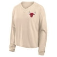 thumbnail image 2 of Women's-Fanatics Natural Chicago Bulls Boxed Out Drop Fashion Long Sleeve T-Shirt, 2 of 3