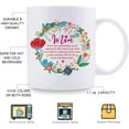 thumbnail image 5 of Gifts for Mom from Daughter Son - Mothers Day, Birthday, Christmas, Thanksgiving Coffee Mug Gifts for Mom Step Mom Mother in Law - 11 oz Garland Mom Mug, 5 of 7