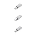 thumbnail image 4 of Toystoory Accesorio de conexión de adaptador USB tipo c portátil de escritorio convertidor rápido de a herramienta de transferencia de Cabeza recta/Gris 3piezas Toystoory CBP380541, 4 of 6