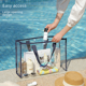 thumbnail image 4 of Bolsa de cosméticos transparente, bolsa de almacenamiento portátil impermeable, bolsa de almacenamiento de ropa portátil, bolsa de playa de PVC transparente de moda, 4 of 4
