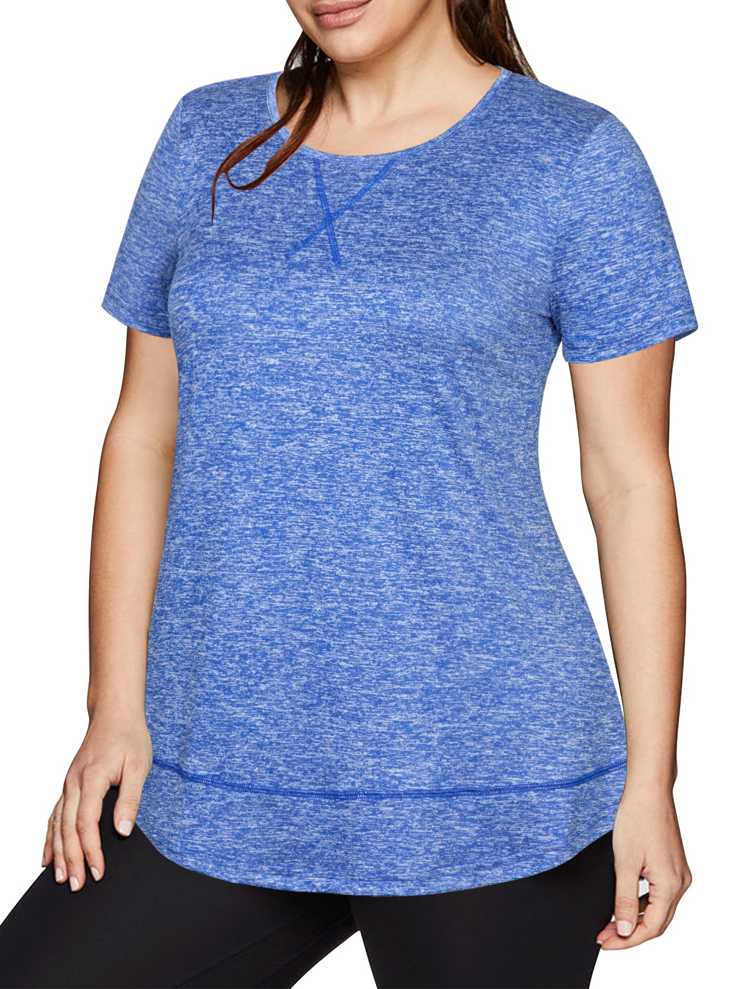 Women's Plus Size Short Sleeve Workout Shirts Quick Dry Workout Hiking Athletic Shirts