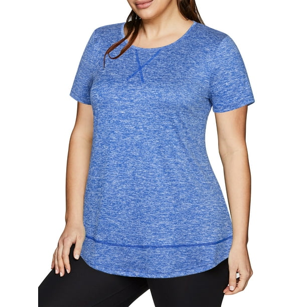 Women's Plus Size Short Sleeve Workout Shirts Quick Dry Workout Hiking