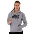 thumbnail image 3 of Funny Graduation Later Educator Unisex Plus Fleece Graphic Hoodie Brisco Brands 3X, 3 of 5