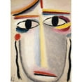 thumbnail image 2 of Alexej von Jawlensky 11x14 Black Ornate Wood Framed Double Matted Museum Art Print Titled: Female Head (1919-1920), 2 of 5