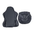 thumbnail image 2 of Guardoinrt Office Gaming Chair Cover Set Dustproof Washable Repellent Water Pink Stretchable Light Dark Grey stretch, 2 of 6