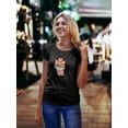 thumbnail image 2 of Cute Patriotic Baby Fox T-Shirt Women -Image by Shutterstock, Female XX-Large, 2 of 4