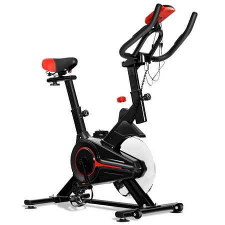 Gymax Indoor Cycling Bike Exercise Cycle Trainer Fitness Cardio Workout LCD
