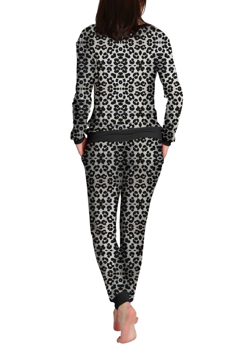 Blis Women's and Women's Plus Sleep Long Sleeve Pajama Jogger Set